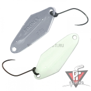 Колеблющаяся блесна Nories Masukurouto Rooney, 1.5 гр, 040 Glow