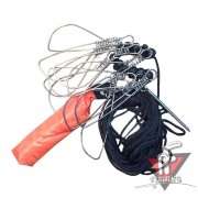 Кукан рыболовный, 5 специальных застежек, качественный шнур