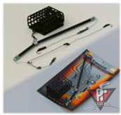 Кормушка фидерная прямоугольная оснащенная черная 150 г.