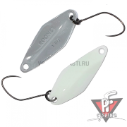 Колеблющаяся блесна Nories Masukurouto Rooney, 1.8 гр, 040 Glow