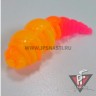 Зимние приманки Boroda Baits Larva XL Double Color, лимон/ярко-розовый, сыр