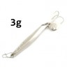 Блесна GT-BIO Freshwater Jigging #1 3гр, серебро GT-32T