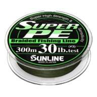 Шнур плетеный Sunline Super PE 300m - 0.450mm цв. Dark Green