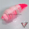 Зимние приманки Boroda Baits Larva XL Double Color, белый/ярко-розовый, сыр