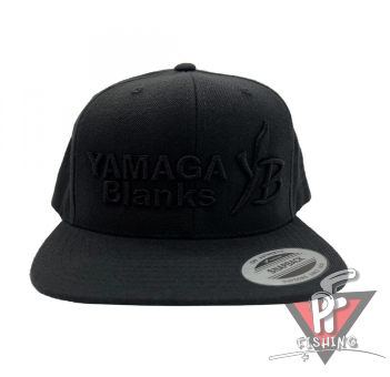 Кепка Yamaga Blanks Flat Visor Cap, black/black logo