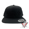 Кепка Yamaga Blanks Flat Visor Cap, black/black logo