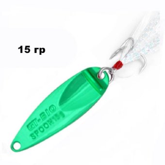 Блесна GT-BIO Japanese Clogs II 15гр., зеленый GT-32T