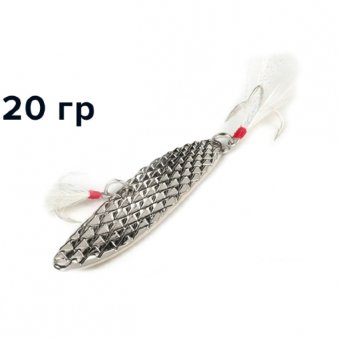 Блесна GT-BIO Shinny S-Hyperbola 7.1см, 20гр, серебро GT-32T