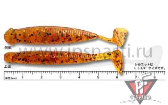 Силиконовые приманки Ecogear Grass Minnow M 2.5", 005