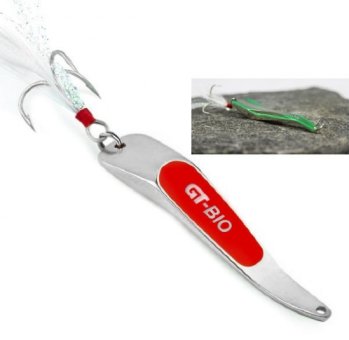 Блесна GT-BIO Backlight 20гр. сереброзеленый,  GT-32T