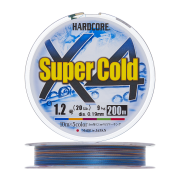 Шнур плетеный Duel Hardcore Super Cold X4 #1,2 0,191мм 200м (5color)