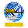 Шнур плетеный Duel Hardcore Super X4 #2,0 0,24мм 150м (hi-vis yellow)