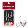 Крючки тройные Vanfook Predator Treble 3X Strong DT-68S, Silver #1