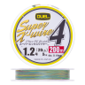 Шнур плетеный Duel PE Super X-Wire 4 #1,2 0,19мм 200м (5color-yellow marking)
