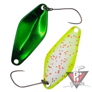 Колеблющаяся блесна ValkeIN Hi Burst, 2.4 гр, IZU-04 Green Glow