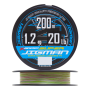 Шнур плетеный YGK X-Braid Super Jigman X4 #1,2 0,185мм 200м (5color)