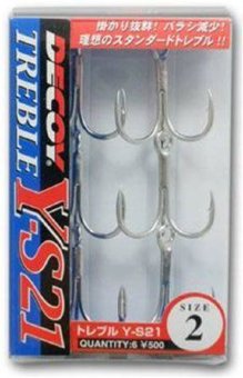 Крючки Decoy Y-S21 тройник - #6