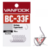 Крючки одинарные Vanfook BC-33F, Fusso Black, #7