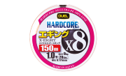 Леска плетеная Duel PE 'HARDCORE X8 EGING 150m #0.8 7.0Kg (0.153mm)- 3 Color