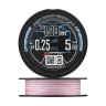 Шнур плетеный YGK X-Braid Upgrade PE X4 #0,25 0,083мм 100м (pink/white)