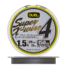 Шнур плетеный Duel PE Super X-Wire 4 #1,5 0,21мм 150м (silver)