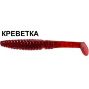 Силиконовая приманка Crazy Fish Scalp Minnow 7-8-11-4 креветка цв. ruby (рубин)