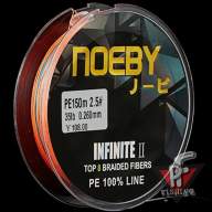 Шнур NOEBY INFINITE II PE 8 Braid 1000m (10*100м) 2.0# 29 lb 0.234mm (5 цветный)