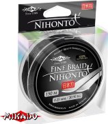 Плетеный шнур Mikado Nihonto Fine Braid 0,20 black (150 м)