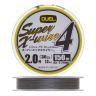 Шнур плетеный Duel PE Super X-Wire 4 #2,0 0,24мм 150м (silver)