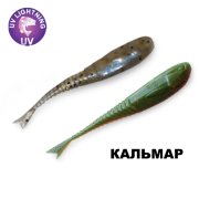 Силиконовая приманка Crazy Fish Glider 1.2" 70-30-14/25-6 кальмар цв. UV Motor Oil (УФ моторное масло)/ цв. cold pearl (холодная жемчужина)