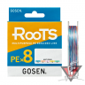 Плетеный шнур Gosen RooTS PE x8, #2, 150 м, многоцветный
