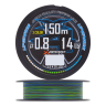 Шнур плетеный YGK X-Braid Upgrade PE X4 #0,8 0,148мм 150м (3color)