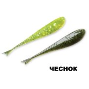Силиконовая приманка Crazy Fish Glider 1.2" 70-30-16/20-5 чеснок цв. watermelon (арбуз)/ цв. kiwi (киви)