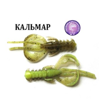 Силиконовая приманка Crazy Fish Nimble 1.6" 49-40-30d-6 кальмар цв. caddisfly pupa by MF (куколка ручейника)