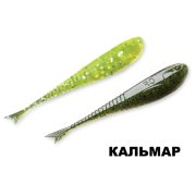 Силиконовая приманка Crazy Fish Glider 1.2" 70-30-16/20-6 кальмар цв. watermelon (арбуз)/ цв. kiwi (киви)