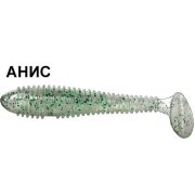 Силиконовая приманка Crazy Fish Vibro Fat 1-71-7-1 анис цв. ghost (призрак)