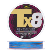 Шнур плетеный Duel PE Tx8 #4,0 0,34мм 300м (5Color)