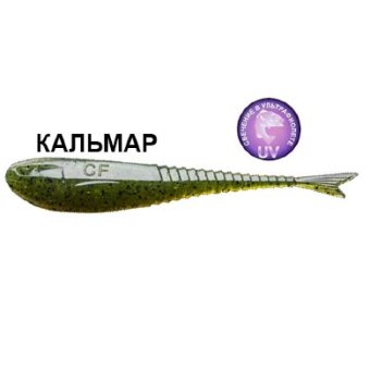 Силиконовая приманка Crazy Fish Glider 3.5" 36-90-16-6 кальмар цв. watermelon (арбуз)