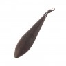 F-FISHING Грузило Long Cast с вертлюгом 130г brown 2шт ВР