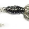 Силиконовая приманка "Gene Larew" PSG092-10 "CRAPPIE SPIDER" 1,5'' SMOKE SILVER 