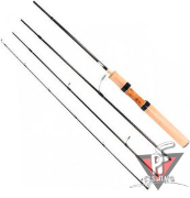 Удилище спиннинговое MUKAI Air-Stick Plus Legare Black / ASP-1604UL, 1,83м, 1,5-4гр