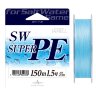 Плетеный шнур Yamatoyo FAMELL SW SUPER PE BLUE #3.0-150М, ГОЛУБОЙ