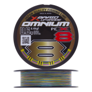 Шнур плетеный YGK X-Braid Upgrade Omnium PE X8 #0,6 0,128мм 150м (5color)