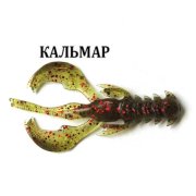 Силиконовая приманка Crazy Fish Nimble 1.6" 49-40-68-6 кальмар цв. black/red watermelon (чёрн/красн. арбуз)