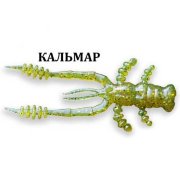Силиконовая приманка Crazy Fish Crayfish 26-45-1-6 кальмар цв. olive (оливка)