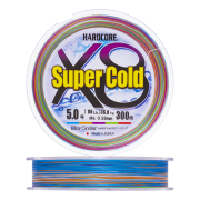 Шнур плетеный Duel Hardcore Super Cold X8 #5,0 0,38мм 300м (5Color)