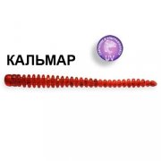 Силиконовая приманка Crazy Fish Cruel Leech 8-5.5-4-6 кальмар цв. cherry (вишня)