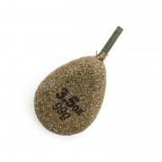 KORDA Грузило Textured Flat Pear Inline 3.5oz 98г