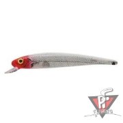 "Bomber"  BSW146A XSI04 "A-Salt" (14,6см 28гр. 2-4ft) Silver Flash/Red Head