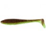 Силиконовая приманка Keitech Swing Impact Fat 5.8" #401 Green Pumpkin/Chartreuse